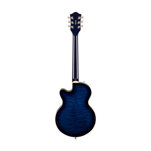 Gretsch G5655T-QM Electromatic Center Block Jr. Single-Cut Quilted w/ Bigsby Guitar, Maple FB, Hudson Sky