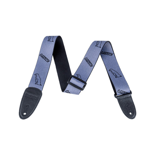 Gretsch Penguin Guitar Straps, Grey/Black
