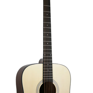 Harmony Foundation Series Terra Dreadnought Acoustic Guitar, Natural Satin
