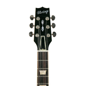 Heritage Custom Shop H-150 Electric Guitar w/Case, Space Black, AA, Bigsby
