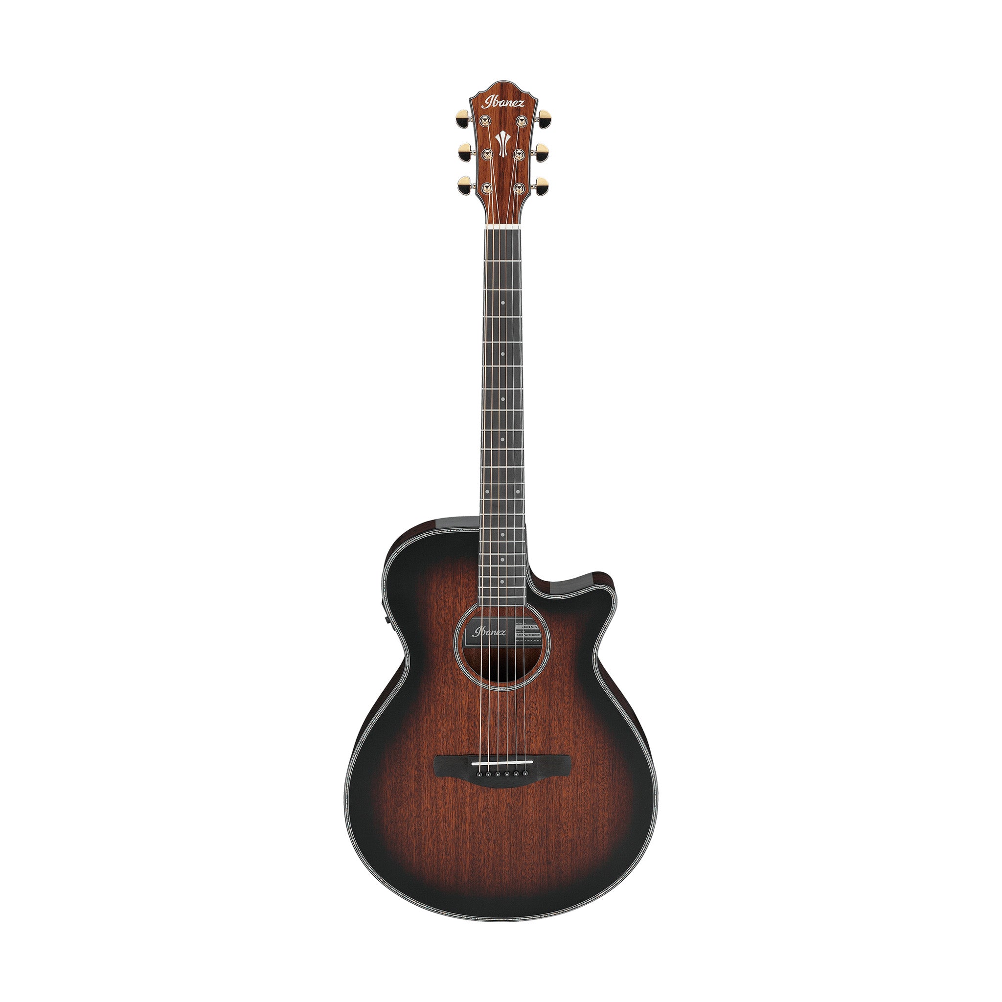 Ibanez AEG74-MHS Acoustic-Electric Guitar, Mahogany Sunburst