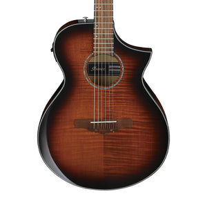 Ibanez AEWC400-AMS Acoustic-Electric Guitar, Amber Sunburst High Gloss (B-Stock)