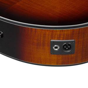 Ibanez AEWC400-AMS Acoustic-Electric Guitar, Amber Sunburst High Gloss (B-Stock)