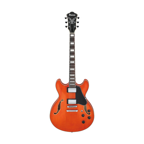 Ibanez Artcore AS73-TTF Electric Guitar, Transparent Tangerine Flat