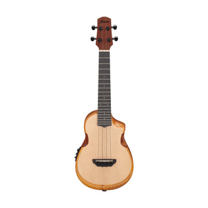 Ibanez AUC10E-OPN Ukulele w/Gig Bag, Open Pore Natural