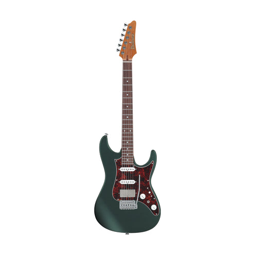 Ibanez Prestige AZ2204N-VGF Electric Guitar w/Case, Ivy Green Metallic Flat