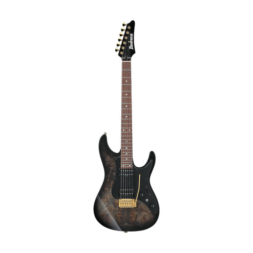 Ibanez Premium AZ41P1PB-TGB Electric Guitar w/Bag, Transparent Grey Burst