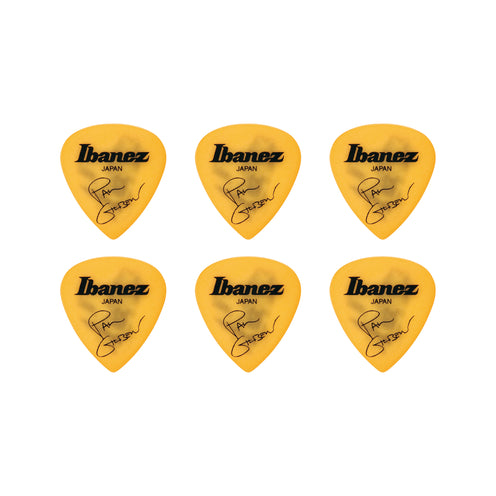 Ibanez B1000PG-YE Paul Gilbert Guitar Pick Set, Yellow, 6pcs