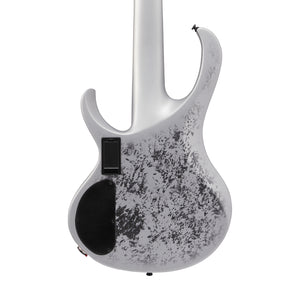 Ibanez BTB25TH5-SLM 5-String Electric Bass Guitar, Silver Blizzard Matte