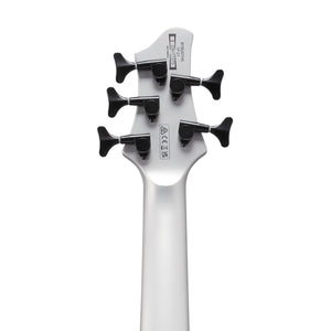 Ibanez BTB25TH5-SLM 5-String Electric Bass Guitar, Silver Blizzard Matte