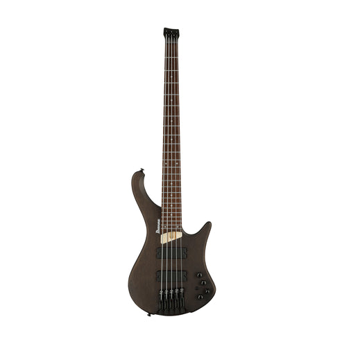 Ibanez Bass Workshop EHB605-WNF 5-String Electric Bass Guitar, Walnut Flat