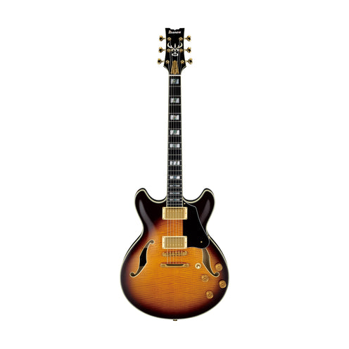 Ibanez JSM100 John Scofield Electric Guitar w/Case, Vintage Sunburst (Discontinued)