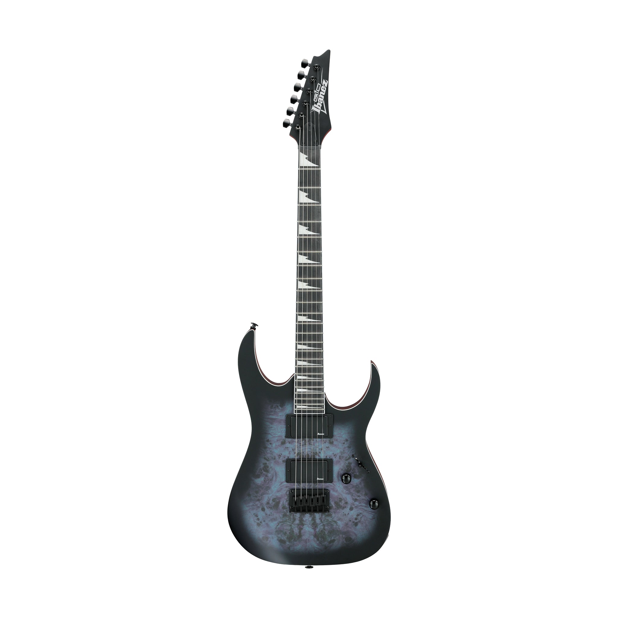 Ibanez GRG121PAR-KBF Electric Guitar, Deep Dusk Burst Flat