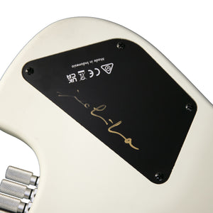 Ibanez ICHI10 Ichika Signature Headless Electric Guitar w/Bag, Vintage White Matte (Autographed)