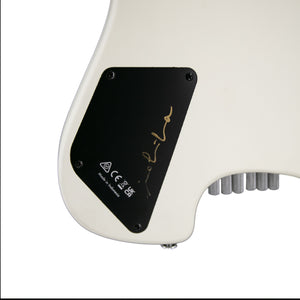 Ibanez ICHI10 Ichika Signature Headless Electric Guitar w/Bag, Vintage White Matte (Autographed)
