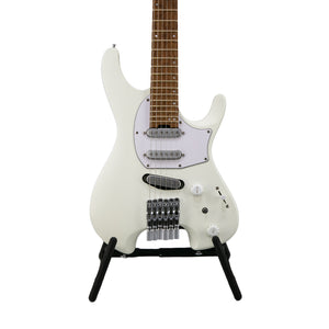 Ibanez ICHI10 Ichika Signature Headless Electric Guitar w/Bag, Vintage White Matte (Autographed)