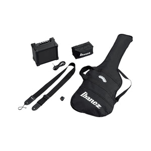 Ibanez IJRX20U-BKN Electric Guitar Jump Start Package, Black Night