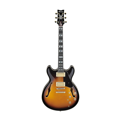 Ibanez John Scofield Signature Electric Guitar w/Case, Vintage Yellow Sunburst