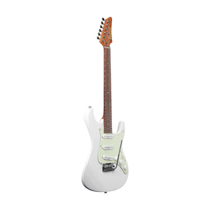 Ibanez LM1-LWH Luca Mantovanelli Signature Electric Guitar w/Case, Luna White