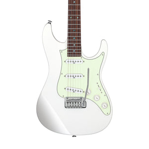 Ibanez LM1-LWH Luca Mantovanelli Signature Electric Guitar w/Case, Luna White