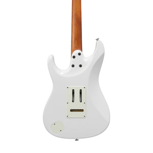 Ibanez LM1-LWH Luca Mantovanelli Signature Electric Guitar w/Case, Luna White