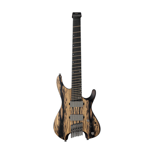 Ibanez QX527PE-NTF Headless Electric Guitar w/Bag, Natural Flat