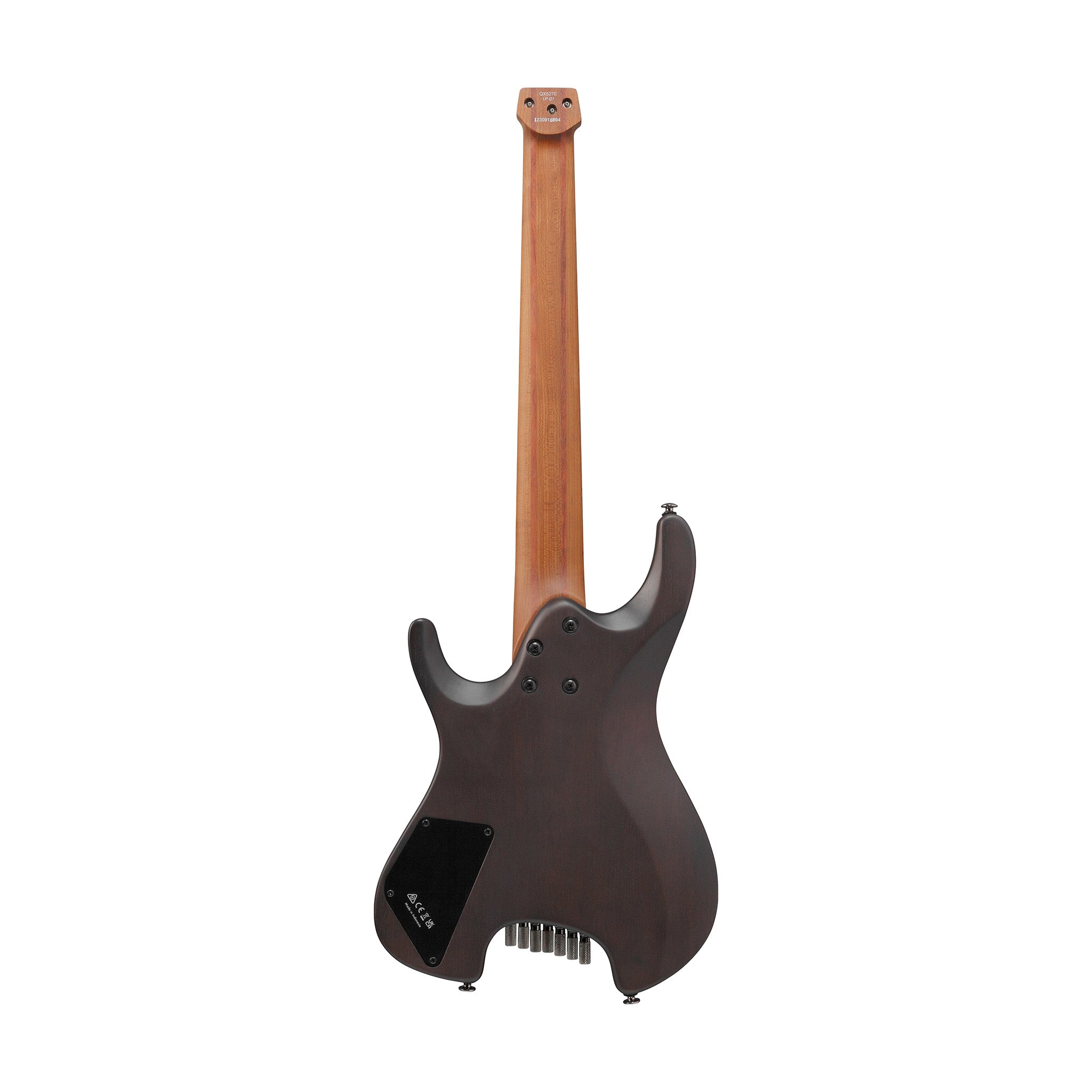 Ibanez QX527PE-NTF Headless Electric Guitar w/Bag, Natural Flat