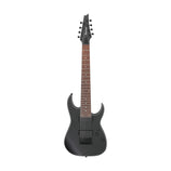 Ibanez RG8EX-BKF 8-String Electric Guitar, Black Flat