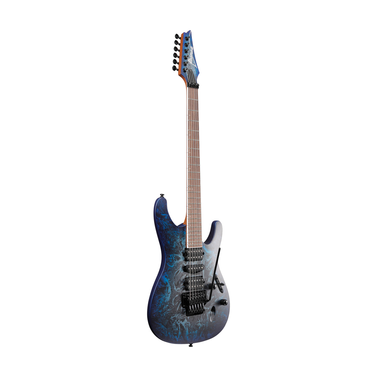 ibanez S770 CZM 美品 Ibanez S770-CZM Electric Guitar, Cosmic Blue Frozen Matte – Swee