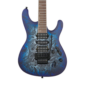 Ibanez S770-CZM Electric Guitar, Cosmic Blue Frozen Matte