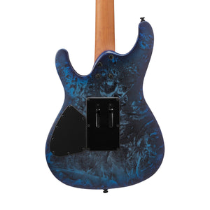 Ibanez S770-CZM Electric Guitar, Cosmic Blue Frozen Matte