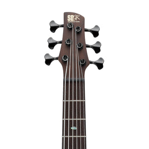 Ibanez Premium SR1356B-DUF 6-string Electric Bass Guitar w/Bag, Dual Mocha Burst Flat