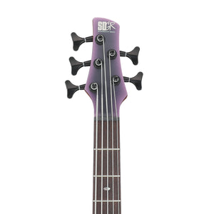 Ibanez Premium SR505E-BAB 5-String Electric Bass Guitar, Black Aurora Burst Gloss