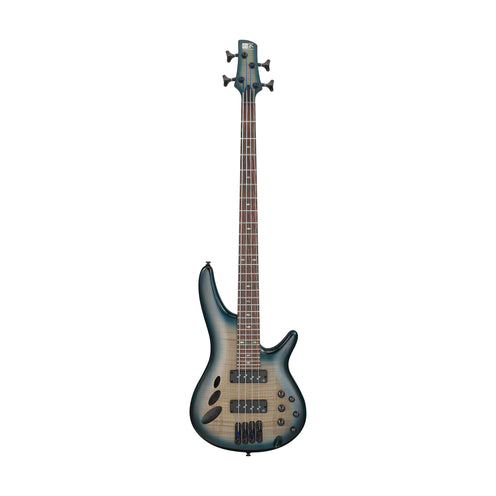 Ibanez SRD900-CTL Fretless 4-String Electric Bass Guitar, Cosmic Blue Starburst Low Gloss