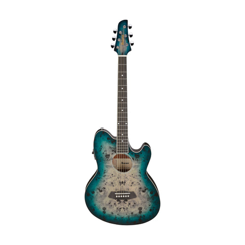 Ibanez TCY10PA-CBS Acoustic-Electric Guitar, Cosmic Blue Starburst