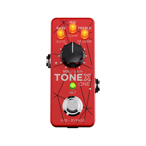 IK Multimedia TONEX ONE Brown Sound Amp Pedal, Limited Edition Red