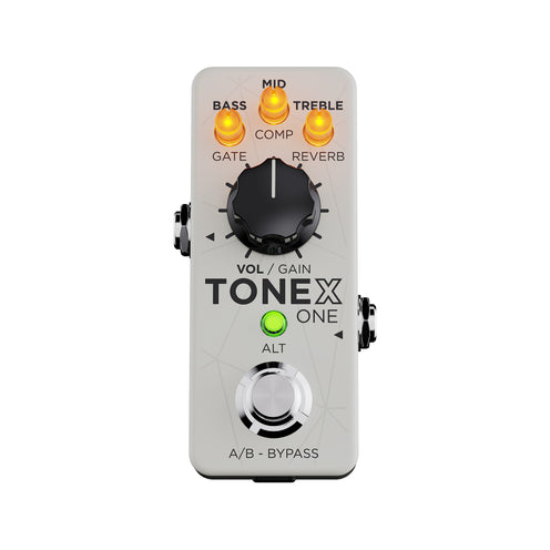 IK Multimedia TONEX ONE Brown Sound Amp Pedal, Limited Edition White