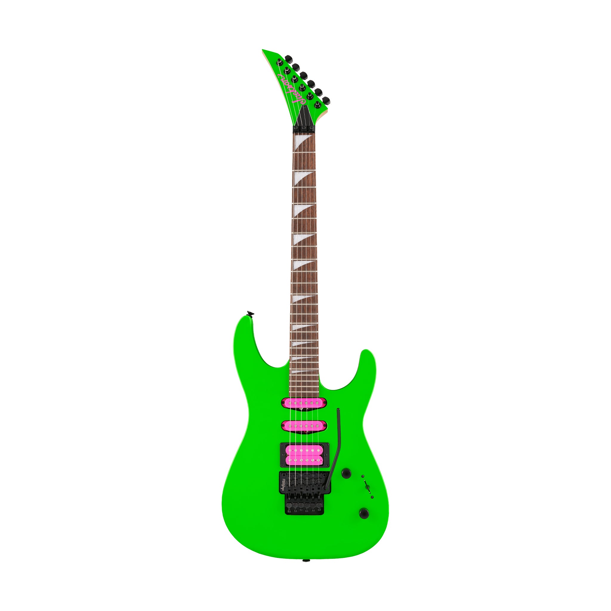 Jackson X Series Dinky DK3XR HSS Electric Guitar, Laurel FB, Neon