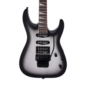 Jackson JS Series Dinky Arch Top JS34 DKA Electric Guitar, Amaranth FB, Silver Burst