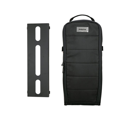 MONO Pedalboard Lite+, Black and Tick+ Accessory Case 2.0, Black