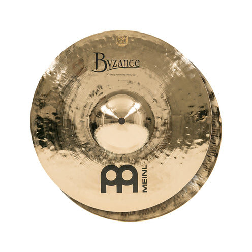 MEINL Cymbals B14HHH-B 14inch Byzance Brilliant Heavy Hammered HiHat
