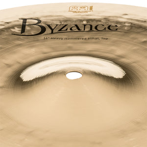 MEINL Cymbals B14HHH-B 14inch Byzance Brilliant Heavy Hammered HiHat