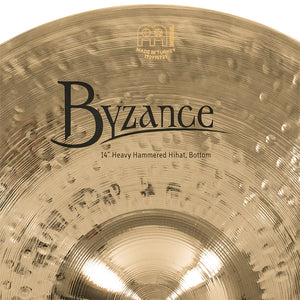 MEINL Cymbals B14HHH-B 14inch Byzance Brilliant Heavy Hammered HiHat
