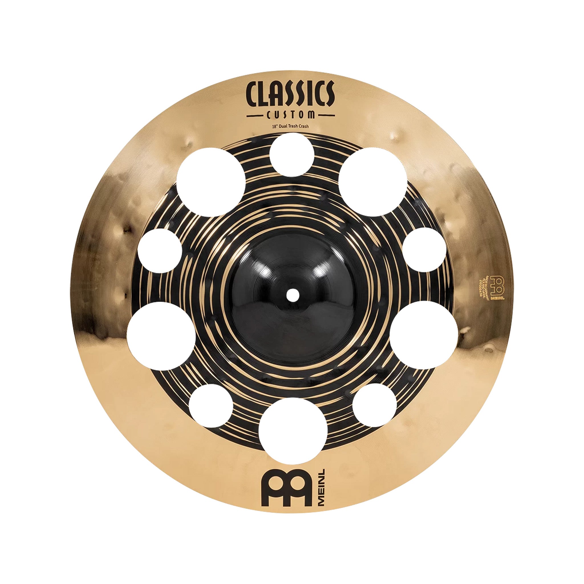 MEINL Cymbals CC18DUTRC 18inch Classics Custom Dual Trash Crash