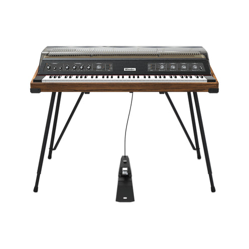 Rhodes Deluxe MK8 MIDI 73-Key Electric Piano w/Stand, Smoked Transparent Walnut Bottom