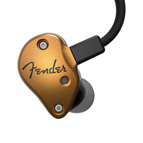 Fender FXA7 Professional In-Ear Monitor Headphones, Gold