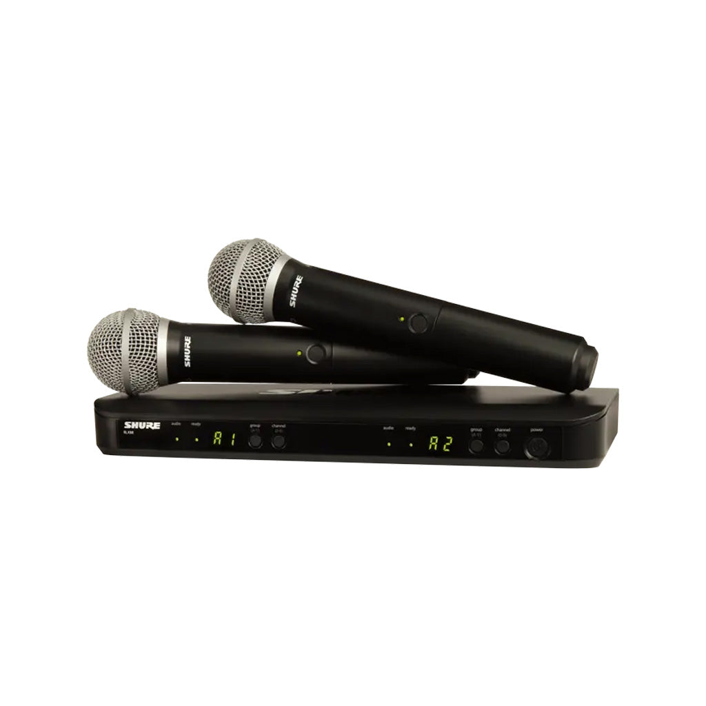 Shure BLX288A-PG58 Dual-channel Handheld Wireless System – Swee