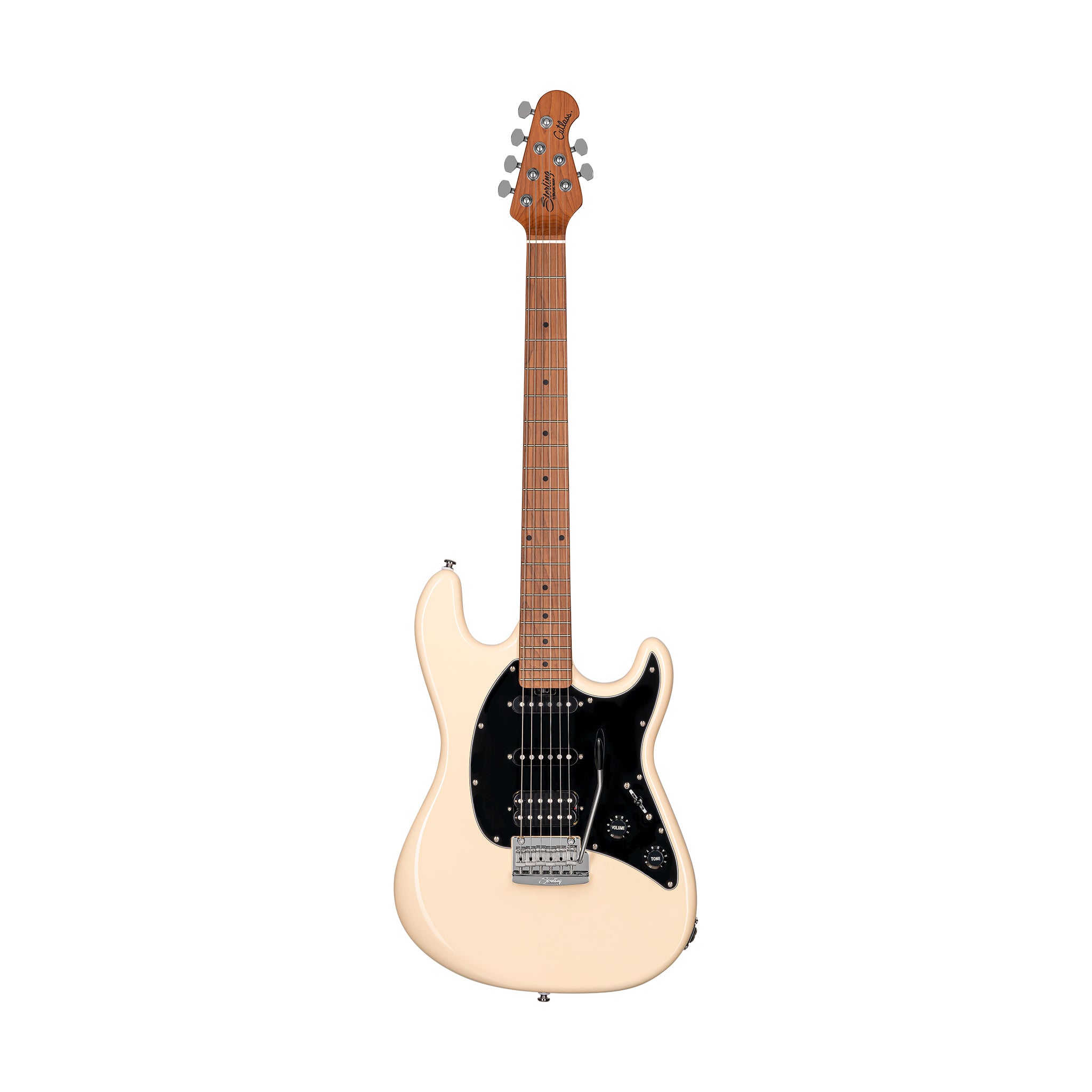 Sterling by Music Man CT50HSS Cutlass Electric Guitar, Vintage Cream