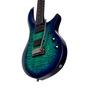 Sterling by Music Man John Petrucci Majesty Electric Guitar, Cerulean Paradise