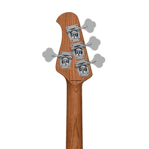 Sterling by Music Man Ray34 Flame Maple Top Bass Guitar, Neptune Blue